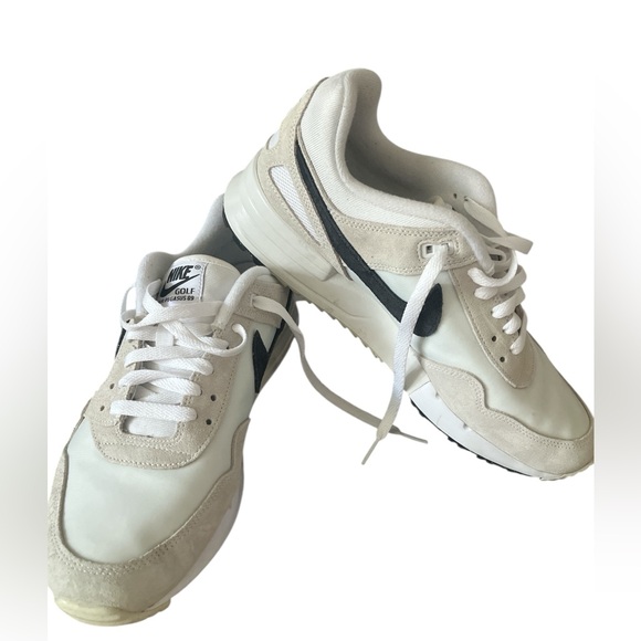 Nike Air Pegasus Men's white and Black golf shoes
